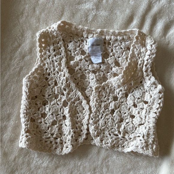 GAP Other - GAP Baby Crochet Vest in Cream